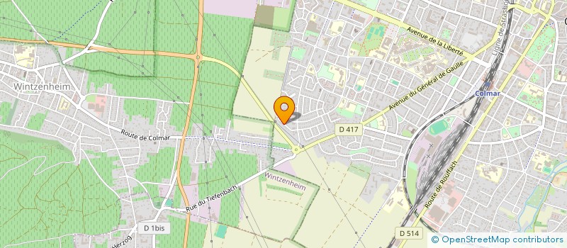 localisation de l'entreprise MONSIEUR MICHEL SCHNEIDER  COLMAR
