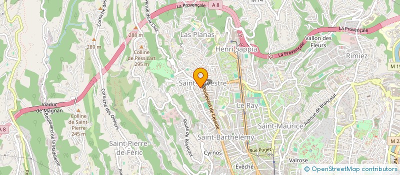 localisation de l'entreprise MONSIEUR MICHEL SCHULER  NICE