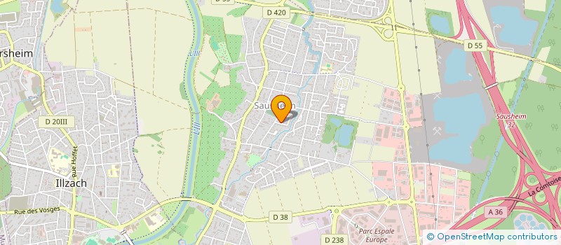 localisation de l'entreprise MONSIEUR MICHEL SCHULZ  SAUSHEIM