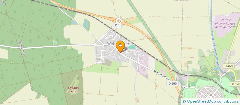 localisation de l'entreprise MONSIEUR MICHEL SCHWANDER  WOLFGANTZEN