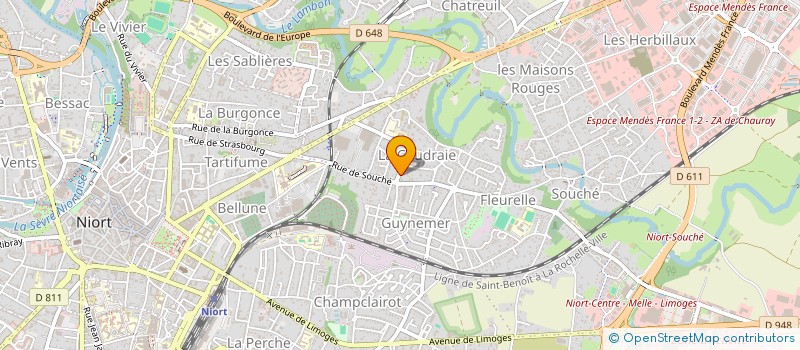 localisation de l'entreprise MONSIEUR MICHEL SCREVE à NIORT