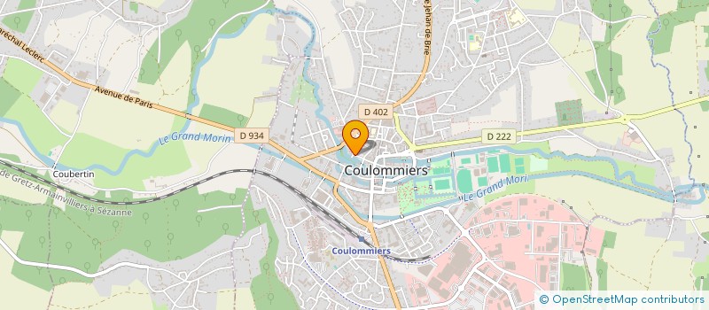 localisation de l'entreprise MONSIEUR MICHEL SEBAS à COULOMMIERS