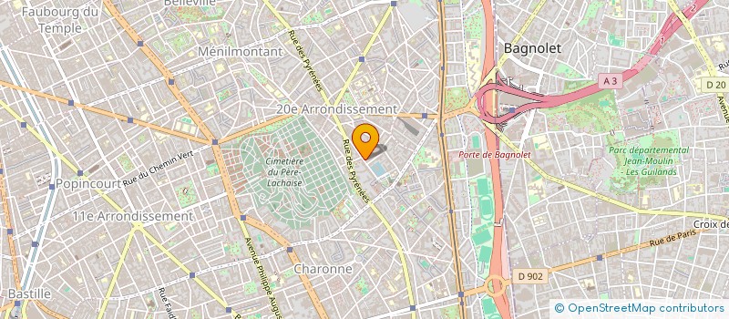 localisation de l'entreprise MONSIEUR MICHEL SEDAN-MIEGEMOLLE  PARIS