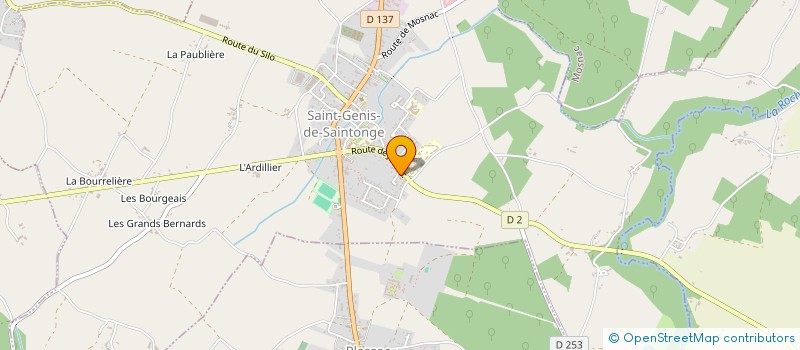 localisation de l'entreprise MONSIEUR MICHEL SEELEUTHNER  SAINT-GENIS-DE-SAINTONGE