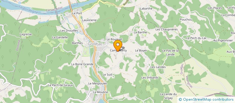 localisation de l'entreprise MONSIEUR MICHEL SEGALARD à GROLEJAC