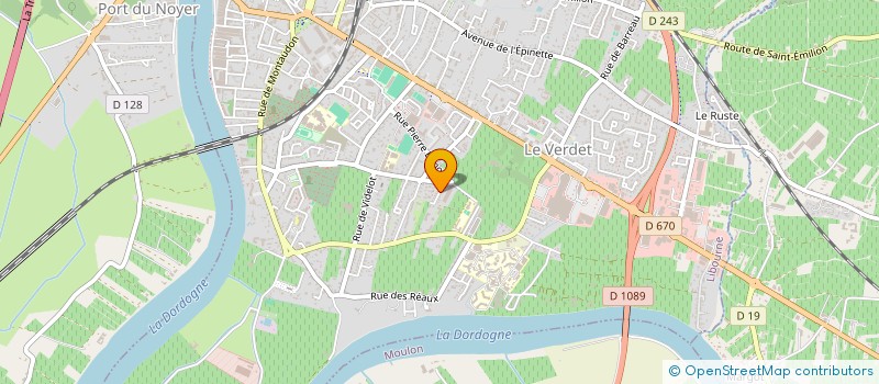 localisation de l'entreprise MONSIEUR MICHEL SEGONZAC à LIBOURNE