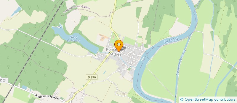 localisation de l'entreprise MONSIEUR MICHEL SEGUIN  PONCEY-LES-ATHEE