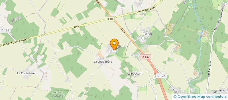 localisation de l'entreprise MONSIEUR MICHEL SEGUIN  SAINT SULPICE D'ARNOULT