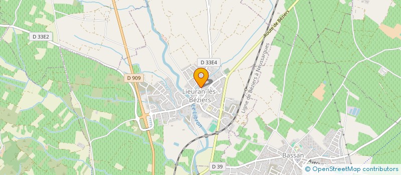 localisation de l'entreprise MONSIEUR MICHEL SEGUY à LIEURAN-LES-BEZIERS