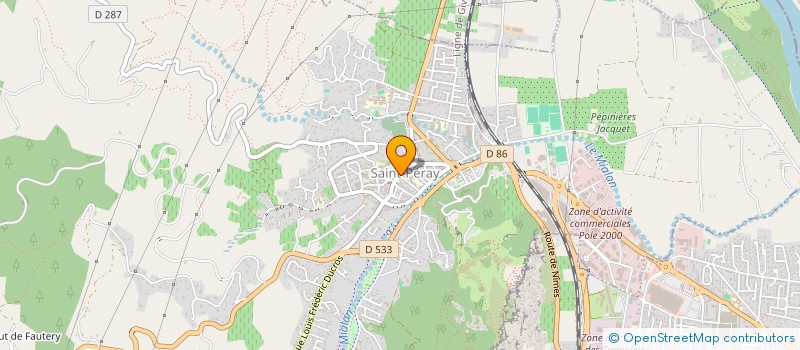 localisation de l'entreprise MONSIEUR MICHEL SEIGNOBOSC à SAINT-PERAY