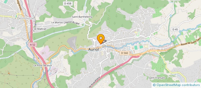 localisation de l'entreprise MONSIEUR MICHEL SELVA  AURIOL