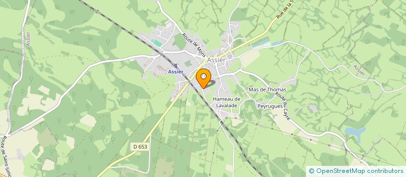 localisation de l'entreprise MONSIEUR MICHEL SELVES  REYREVIGNES