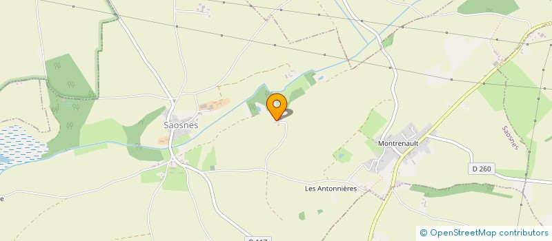 localisation de l'entreprise MONSIEUR MICHEL SENECHAL  SAOSNES