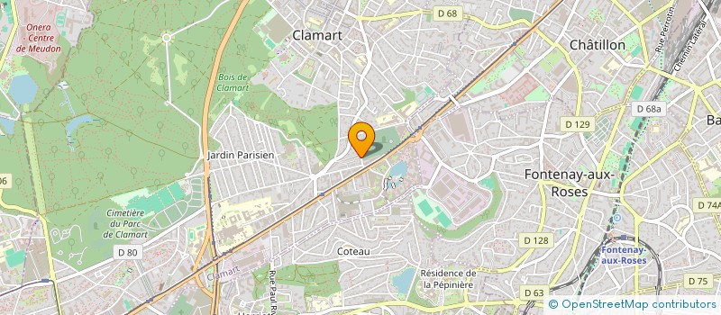 localisation de l'entreprise MONSIEUR MICHEL SENNEGON  CLAMART