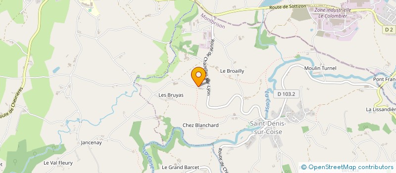 localisation de l'entreprise MONSIEUR MICHEL SEON  SAINT-DENIS-SUR-COISE