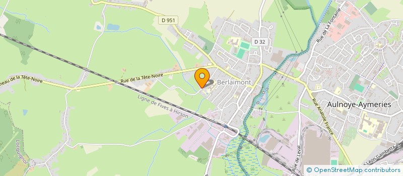 localisation de l'entreprise MONSIEUR MICHEL SEQUEIRA  BERLAIMONT