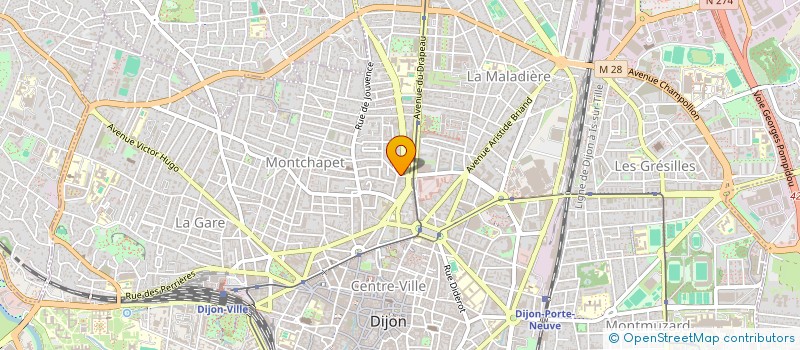 localisation de l'entreprise MONSIEUR MICHEL SERPRY à DIJON
