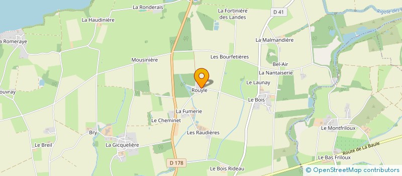 localisation de l'entreprise MONSIEUR MICHEL SERVANT  JOUE-SUR-ERDRE