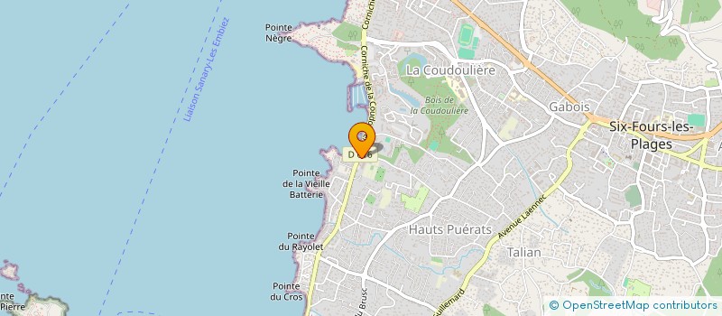 localisation de l'entreprise MONSIEUR MICHEL SERVENTI à SIX-FOURS-LES-PLAGES