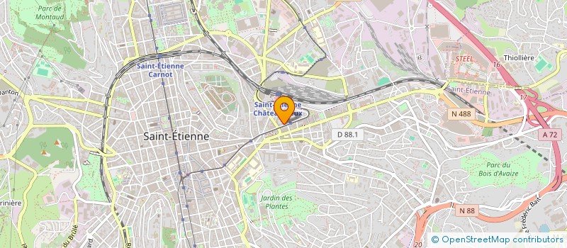 localisation de l'entreprise MONSIEUR MICHEL SESSIECQ  SAINT-ETIENNE