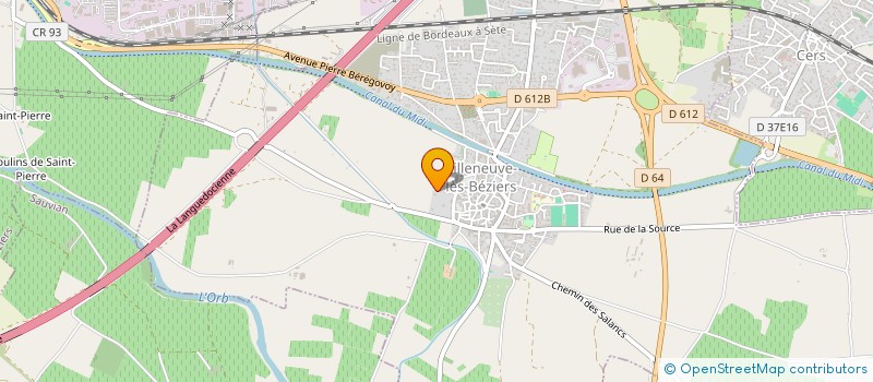 localisation de l'entreprise MONSIEUR MICHEL SIAU à VILLENEUVE-LES-BEZIERS