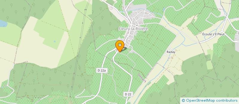 localisation de l'entreprise MONSIEUR MICHEL SIBEAUX  FLEURY-LA-RIVIERE