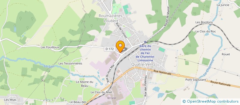 localisation de l'entreprise MONSIEUR MICHEL SIBERT à TERRES-DE-HAUTE-CHARENTE