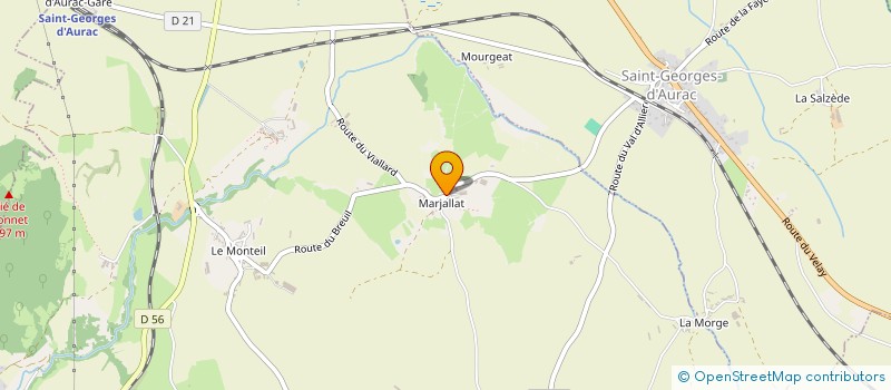 localisation de l'entreprise MONSIEUR MICHEL SICARD  MAZEYRAT D ALLIER