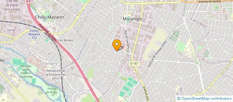 localisation de l'entreprise MONSIEUR MICHEL SIGNARBIEUX  MORANGIS