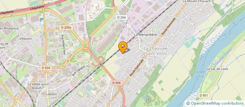 localisation de l'entreprise MONSIEUR MICHEL SIGNOLET  LA CHAUSSEE-SAINT-VICTOR