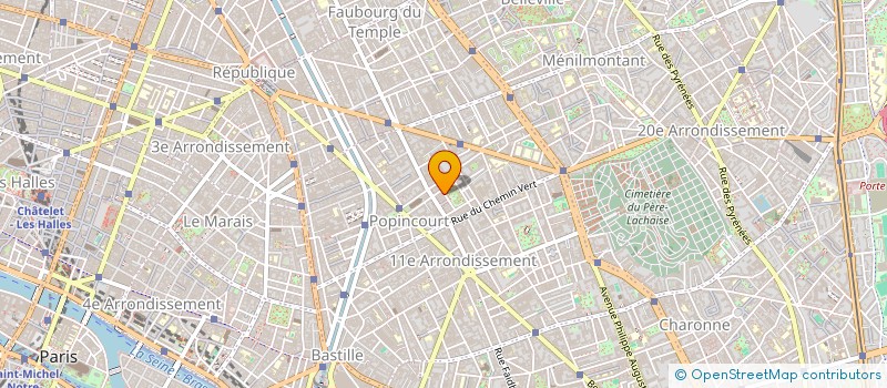 localisation de l'entreprise MONSIEUR MICHEL SILBERMAN  PARIS