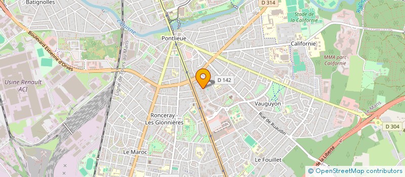 localisation de l'entreprise MONSIEUR MICHEL SILLAUME à LE MANS