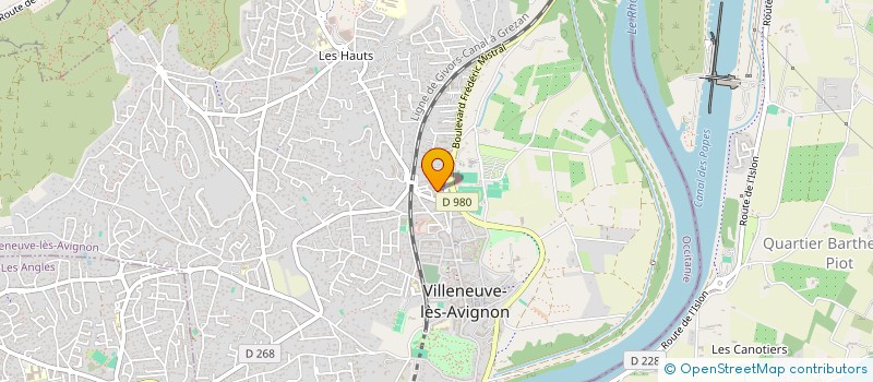 localisation de l'entreprise MONSIEUR MICHEL SILVESTRE  VILLENEUVE-LES-AVIGNON