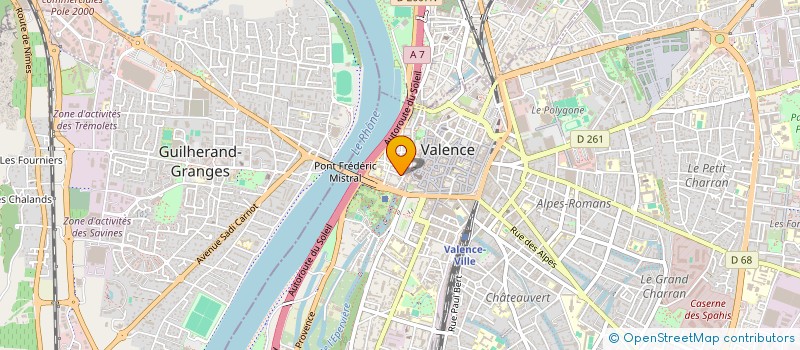 localisation de l'entreprise MONSIEUR MICHEL SIMIAN à VALENCE