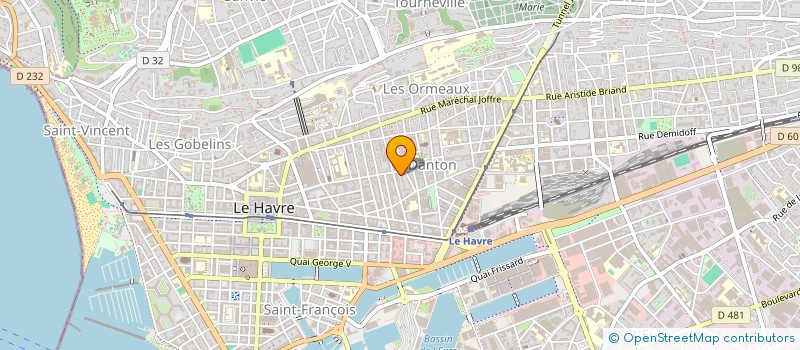 localisation de l'entreprise MONSIEUR MICHEL SIMON à LE HAVRE