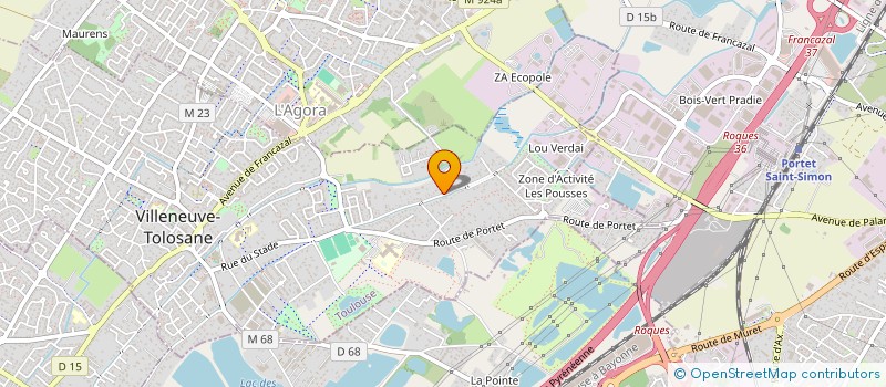 localisation de l'entreprise MONSIEUR MICHEL SIMON à VILLENEUVE-TOLOSANE