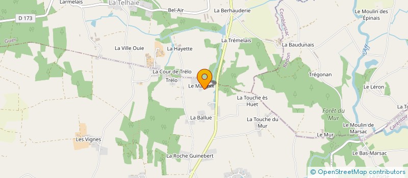 localisation de l'entreprise MONSIEUR MICHEL SIMON à CARENTOIR