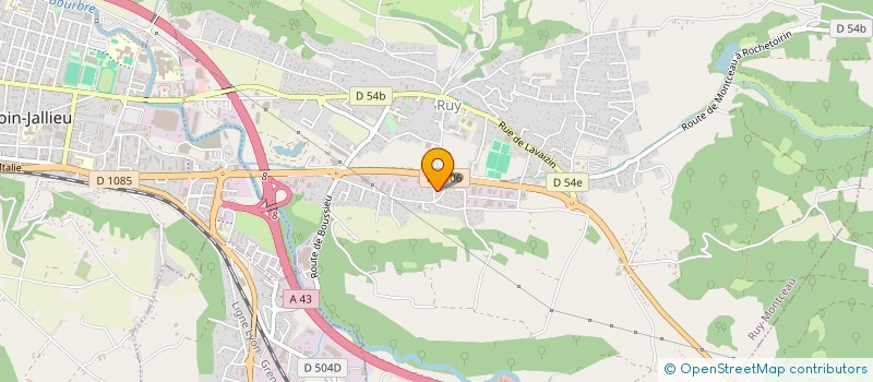 localisation de l'entreprise MONSIEUR MICHEL SIMOND-COTE  NIVOLAS-VERMELLE