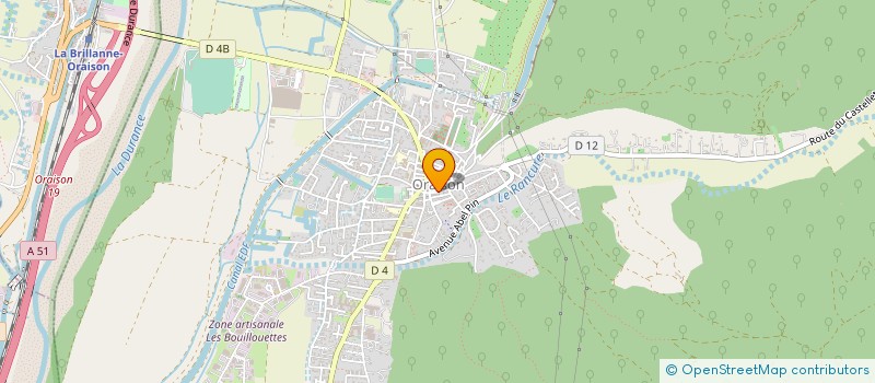 localisation de l'entreprise MONSIEUR MICHEL SKIARA  ORAISON