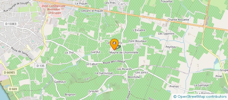 localisation de l'entreprise MONSIEUR MICHEL SKOBERNE  CARS