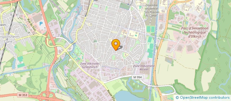 localisation de l'entreprise MONSIEUR MICHEL SOEDER  ILLKIRCH-GRAFFENSTADEN