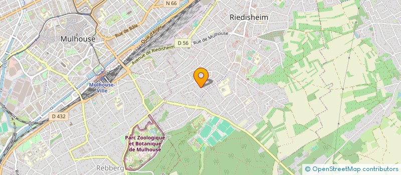 localisation de l'entreprise MONSIEUR MICHEL SOENSER  RIEDISHEIM