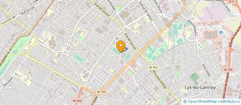 localisation de l'entreprise MONSIEUR MICHEL SOJKA  ROUBAIX