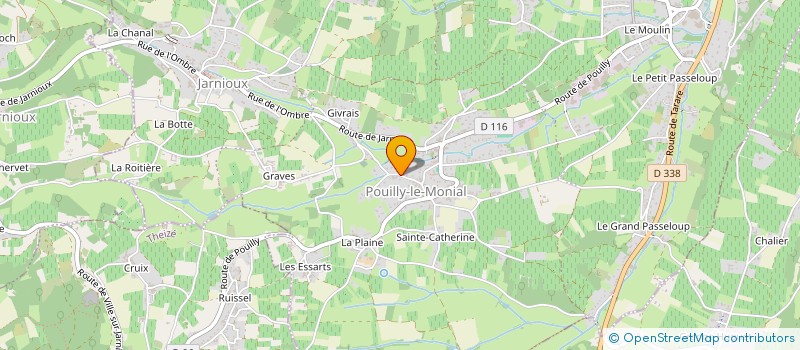 localisation de l'entreprise MONSIEUR MICHEL SOLAZ à PORTE-DES-PIERRES-DOREES