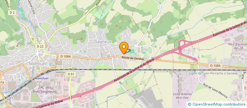 localisation de l'entreprise MONSIEUR MICHEL SOLEI  DAGNEUX