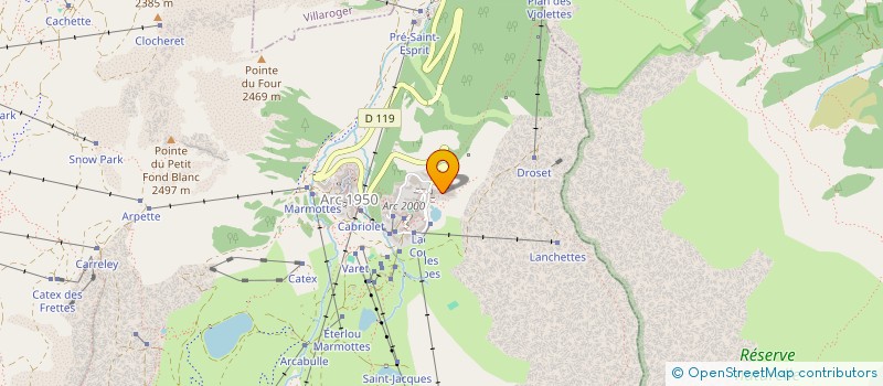 localisation de l'entreprise MONSIEUR MICHEL SOLLIMA  BOURG-SAINT-MAURICE