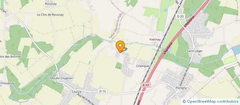 localisation de l'entreprise MONSIEUR MICHEL SONNET  JAUNAY-MARIGNY