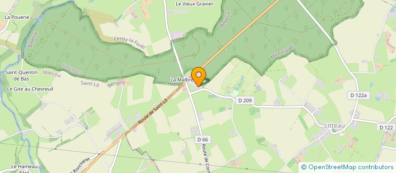 localisation de l'entreprise MONSIEUR MICHEL SONNET  LITTEAU