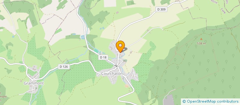 localisation de l'entreprise MONSIEUR MICHEL SORDELET  COURCHATON