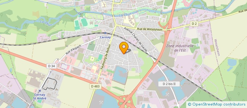 localisation de l'entreprise MONSIEUR MICHEL SORDI à CERNAY